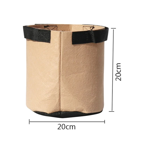 20cm x 20cm Балконные мешки для выращивания картофеля, садовые горшки, кашпо, сумки для выращивания овощей, сельскохозяйственные Садовые принадлежности, 1 шт - Цвет: 20cm x 20cm