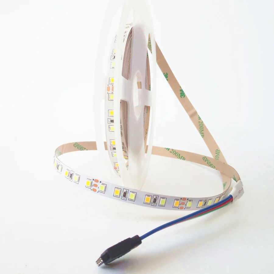 5 м 2835 SMD RGB светильник/120 светодиодов/м S образная Светодиодная лента e теплый белый