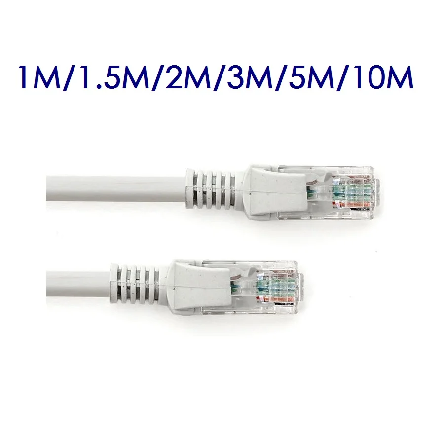JINCHI Ethernet Network Cable 1M 1.5M 2M 3M 5M 10M Cat5e UTP Gigabit RJ45 Patch Lan Cord for PC Laptop router twisted pair cabo |