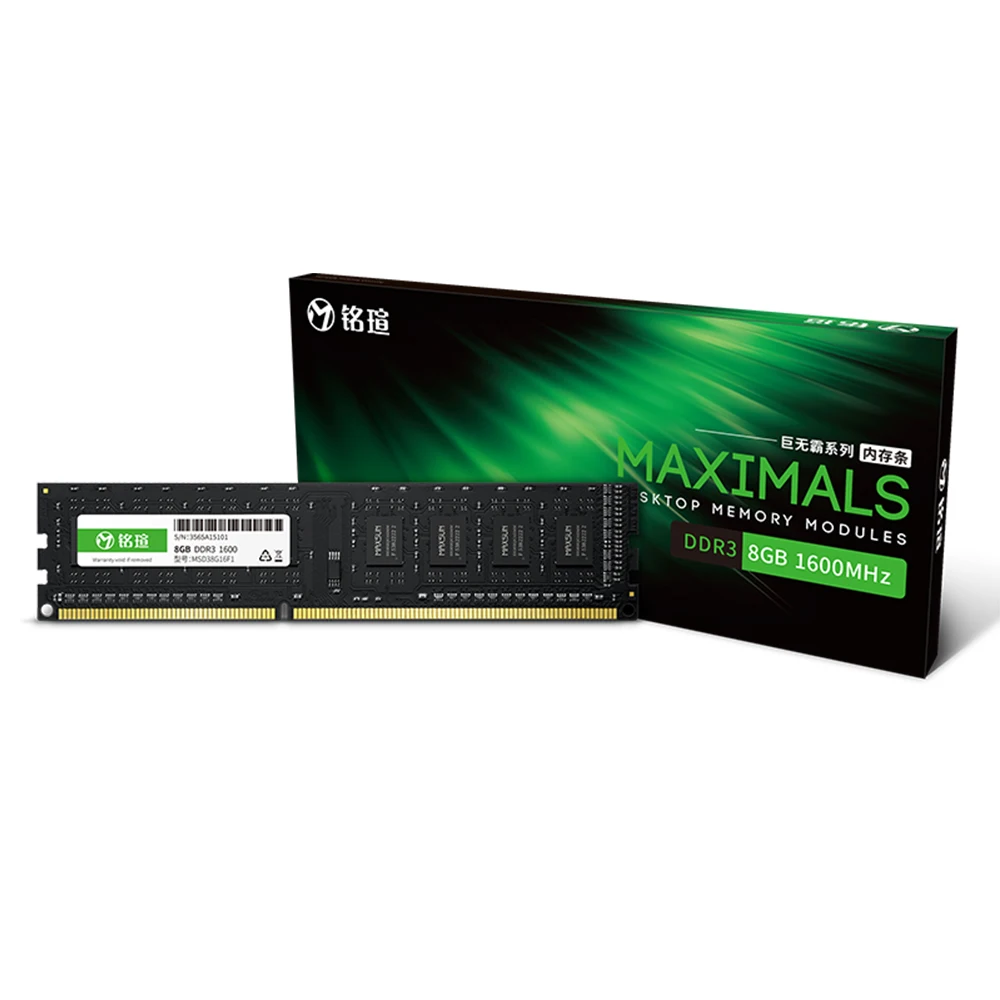 MAXSUN F1 RAMs DDR3 4 ГБ/8 ГБ настольная память 1600 МГц напряжение памяти 1 5 в 11 28 пожизненная