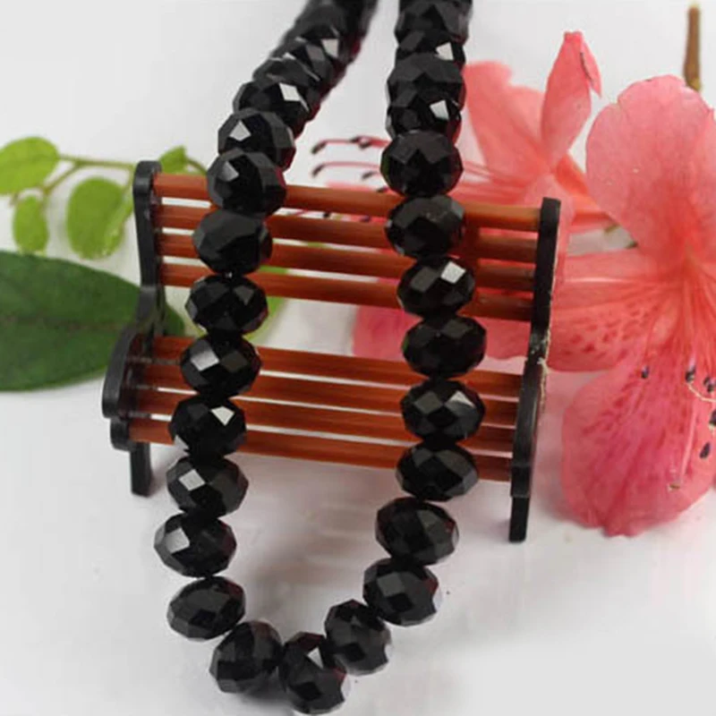 Новое поступление 4 мм круглые стеклянные плоские бусины для женского браслета