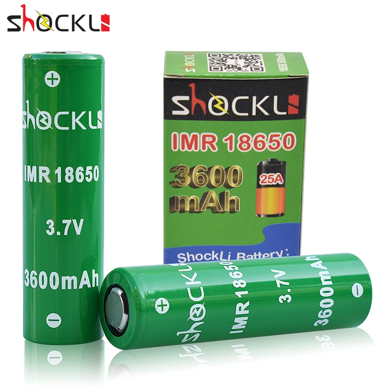 Shockli 18650 аккумулятор 3 7 V 3600 mAh 3500 аккумуляторная батарея li ion bateria 30A IMR Аккумулятор