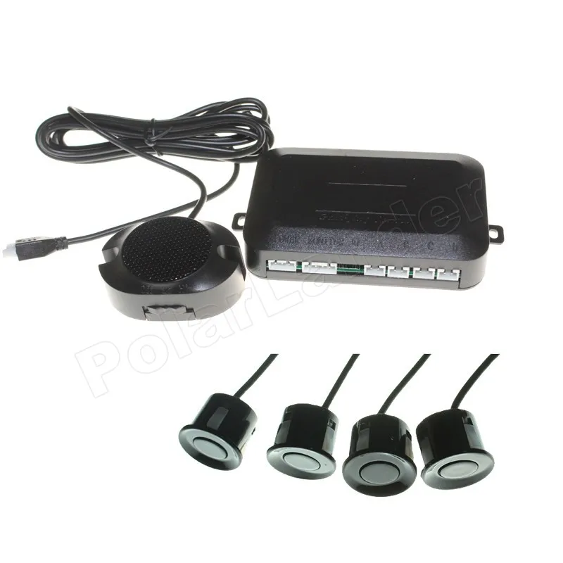 

hot sale 12V Car Parking Sensor Kit 44 colors selection Reverse Assistance Backup Radar sound alert System 4 Sensors