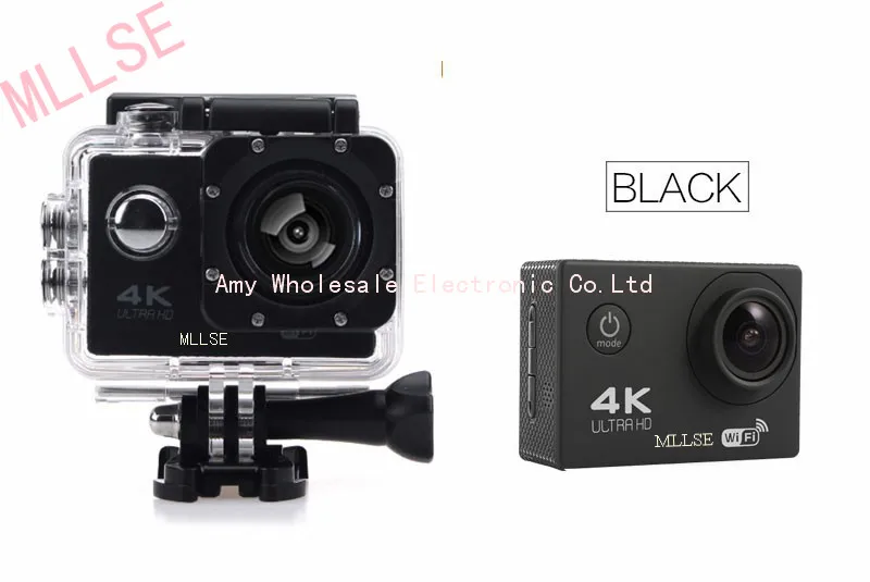 4K MLLSE go pro hero Спортивная экшн-камера 2,0 lcd 30M Водонепроницаемая 4K WiFi go pro Спортивная камера Экстремальный Дайвинг шлем
