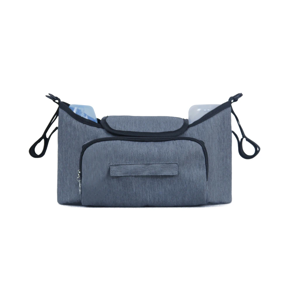 Аксессуары для детских колясок VIRONICR, вместительный органайзер для детских подгузников, сумка для подгузников, цвет черный, серый, синий, Roseo - Цвет: Grey