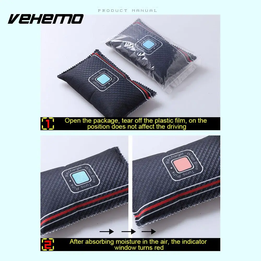 Bag Silica Gel Dehumidifier Car Moisture Desiccant Absorber Air Dryer Universal Conditioning |