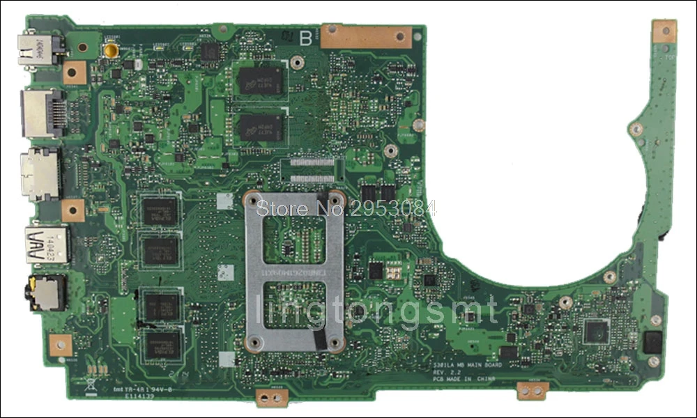 S301LP материнская плата I5-4200-4G для ASUS Q301LP S301LP S301LA Материнская плата ноутбука S301LP материнская плата S301LP тест ОК