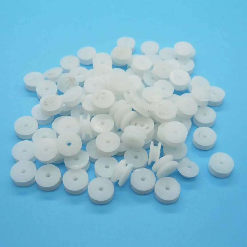 

9.3-2A Pulley Diameter 9.3mm Tight for 2mm Shaft DIY Plastic Model Toy Accessories 100pcs/lot