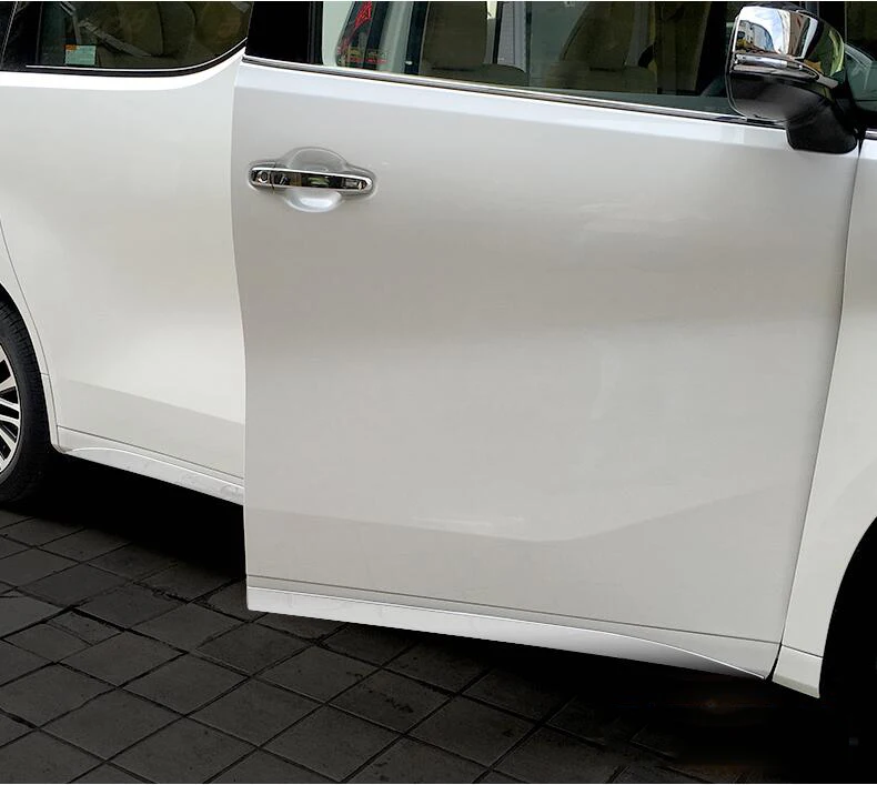 DEE автомобильный аксессуар для Toyota Alphard Vellfire 2015 2016 боковая формовочная полоса ABS
