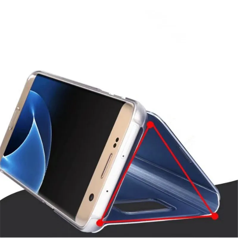 ZEALLION для samsung Galaxy J3 2017/J320 США Версия люкс Флип Clear View зеркало окно кожаный флип