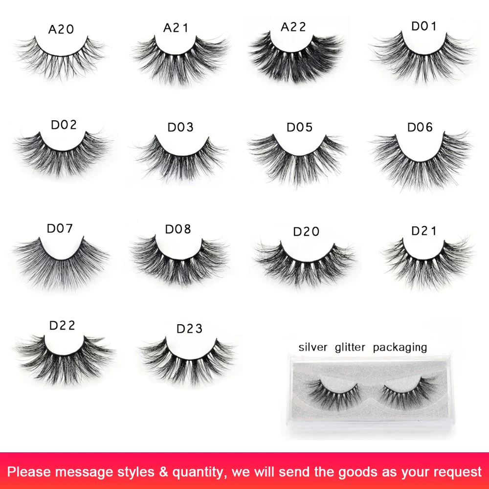 Visofree 25 пар/лот норковые ресницы полный объем Потрясающие 3D ручной работы полная