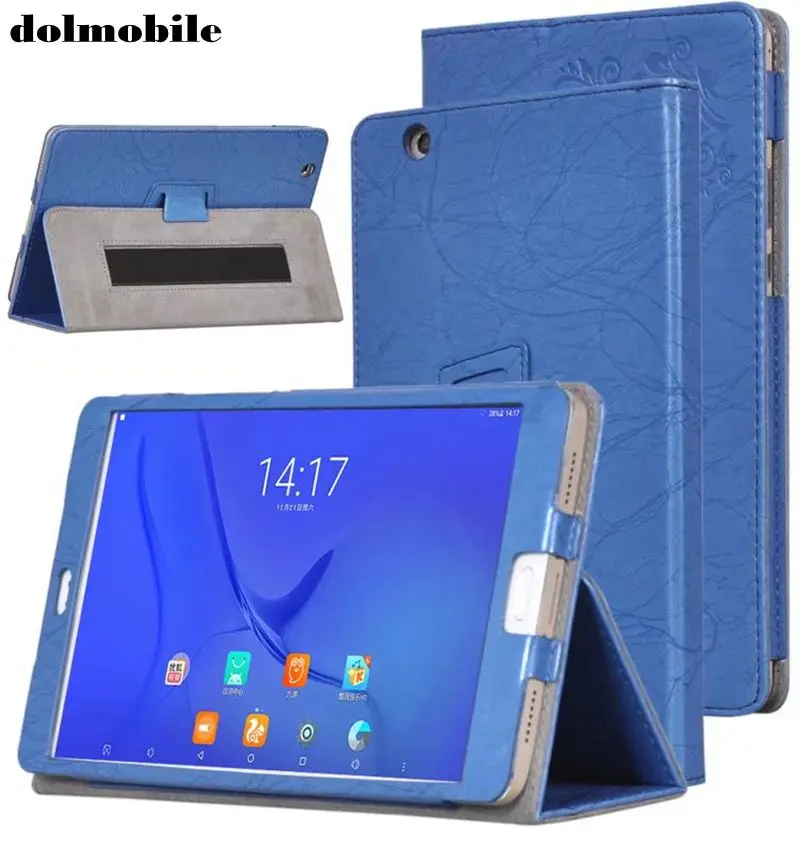 Чехол dolmobile из искусственной кожи с цветочным принтом для планшета Teclast T8 8 4