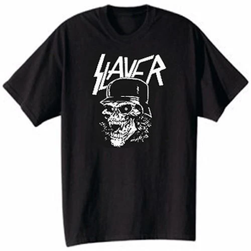 Slayer череп футболка мужская Винтаж Стиль тяжелых Скорость трэш-металл подарок