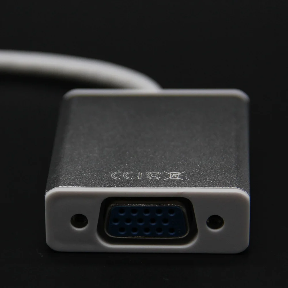 USB-C к VGA адаптер Аудио Видео кабель папа женскому USB 3 1 Type-C 4K HD для Macbook Chromebook