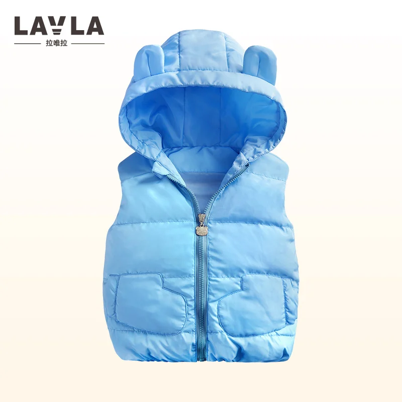 Lavla/От 5 до 6 лет дети жилет безрукавка для маленьких девочек 80% утка Подпушка