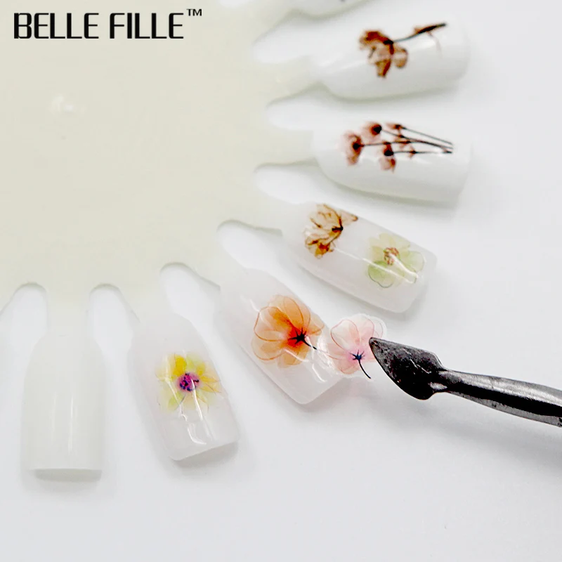 Belle Fille 1 шт. Черная роза наклейка с цветком для ногтей башня Парижа Наклейки
