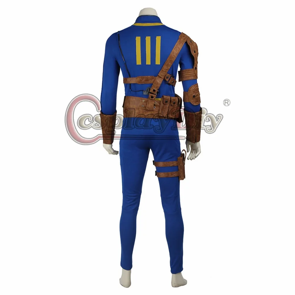 Cosplaydiy Game Fallout 4 Male Sole Survivor Nate Cosplay Costume Adult Men Halloween Carnival Outfit Custom Made