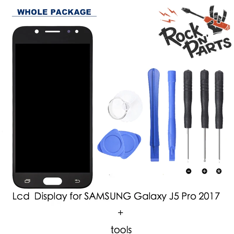 

lcd For SAMSUNG Galaxy J5 Pro 2017 J530 J530F SM-J530F LCD Display Touch Screen Digitizer for j5pro J530FN+tools