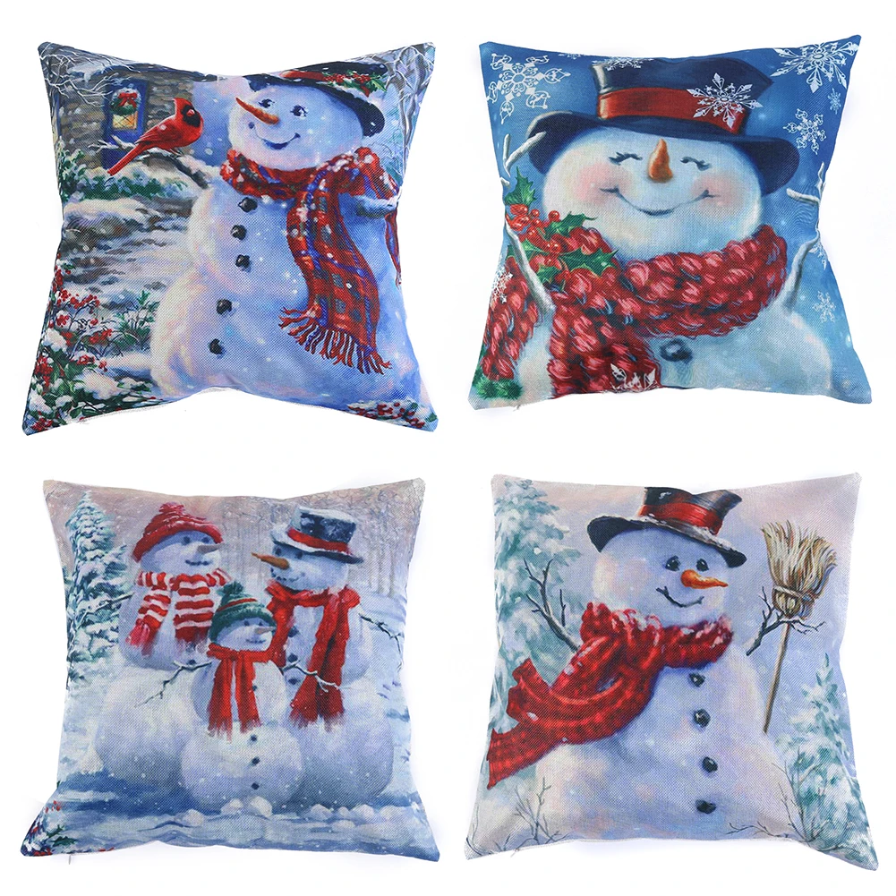 Рождественское украшение для дома Рождественские декоративные наволочки