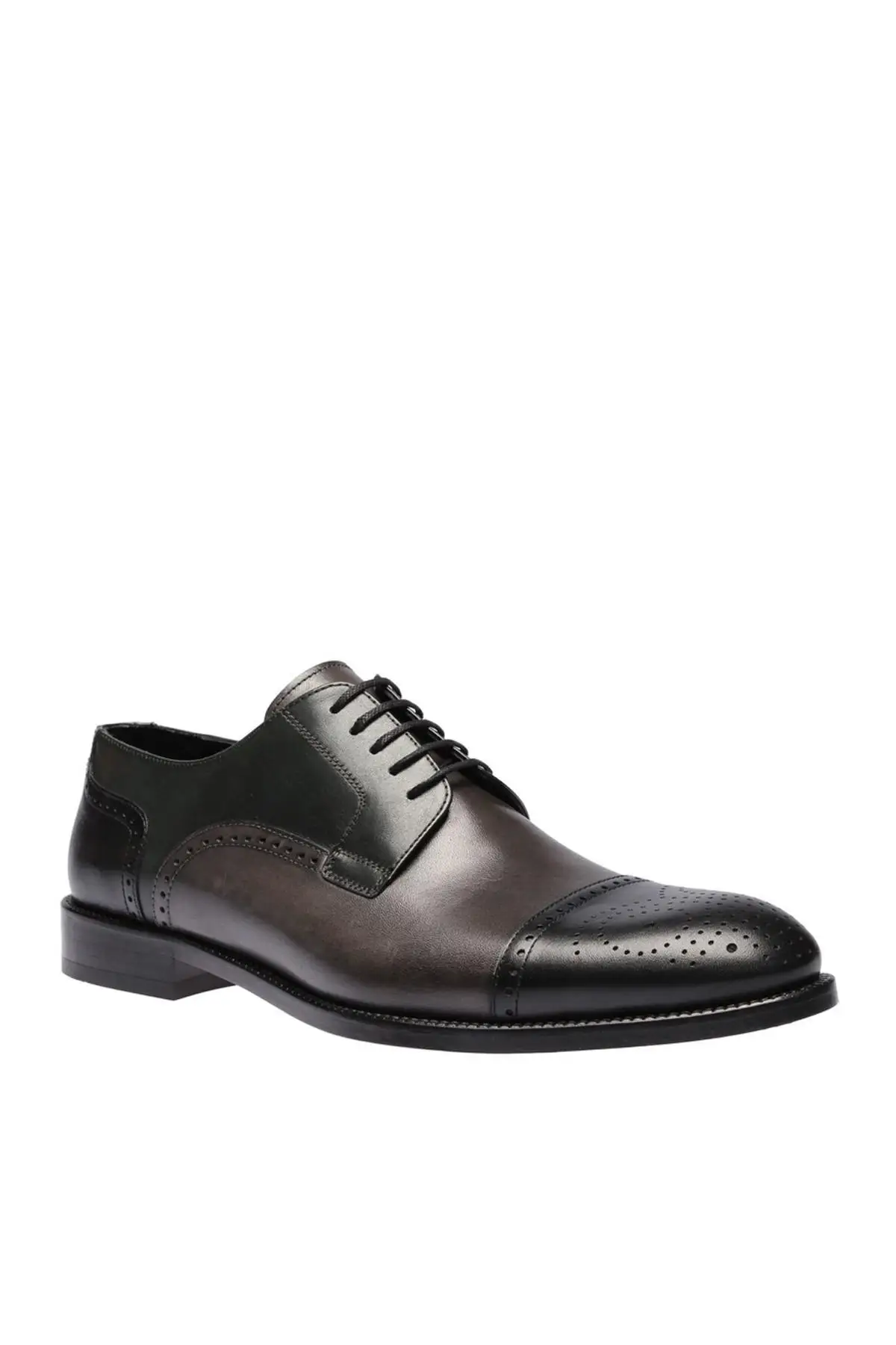 Pearl Genuine Leather Gray Men Shoes 120130001088 | Обувь