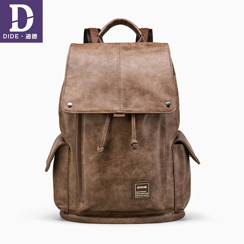 

DIDE 2018, модный рюкзак, школьная сумка для мужчин, для ноутбука, дорожная сумка, кожаный рюкзак, мужской чехол, водонепроницаемая школьная сумк...