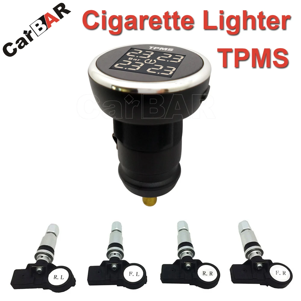 Прикуриватель TPMS с внутренним сенсором поддержки высокого низкого давления температуры Быстрая утечка сигнализация от "carbar"