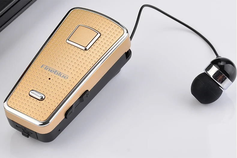Портативные наушники вкладыши Fineblue F970 беспроводные Bluetooth с зажимом для шеи