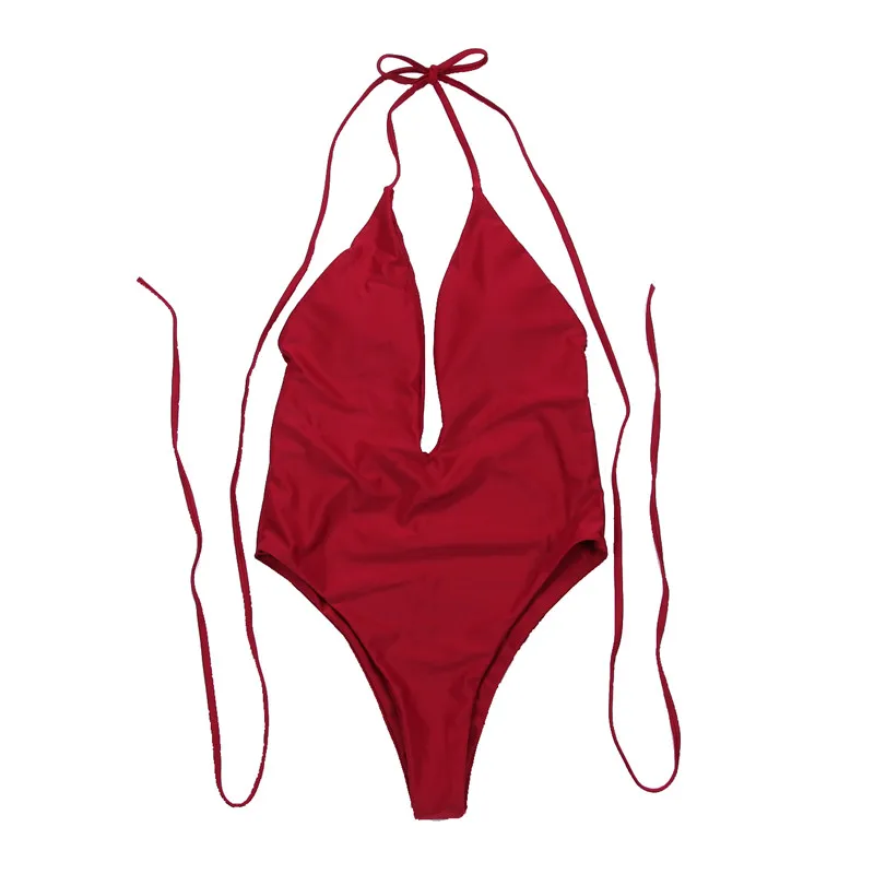 Женский купальник с открытой спиной One Pice бразильский 2018 | Спорт и развлечения