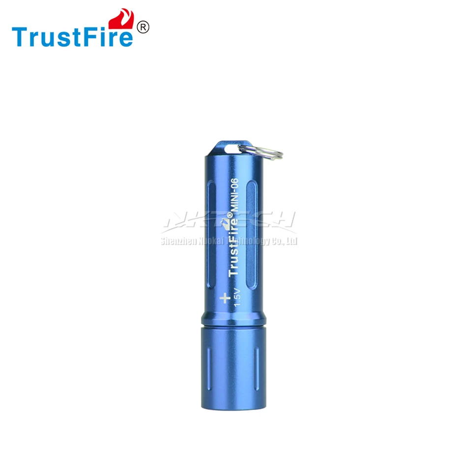TrustFire MINI-06 L1T2-577 светодиодный фонарик 7,5 г сумка-брелок портативный фонарь 90 люмен IPX-4 водонепроницаемый класс - Испускаемый цвет: Blue Torch only