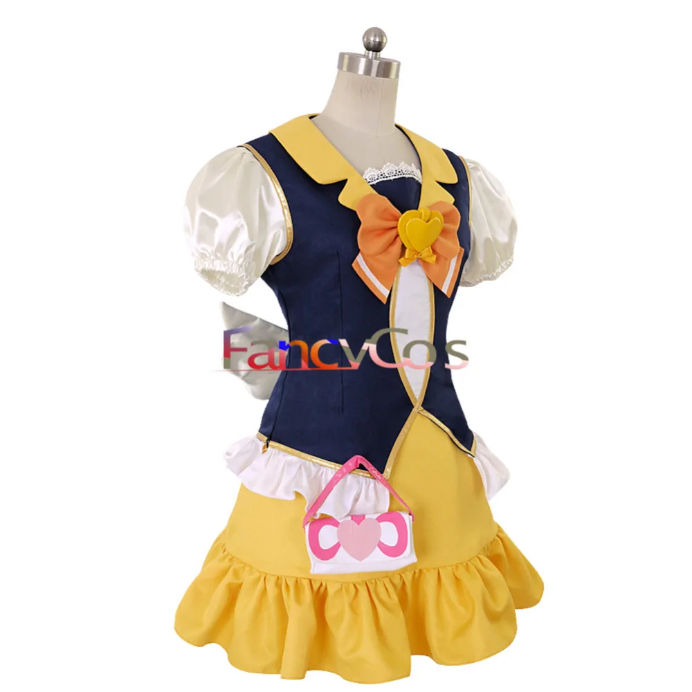 Необычный костюм на Хэллоуин HappinessCharge PreCure! Платье для косплея аниме высокое
