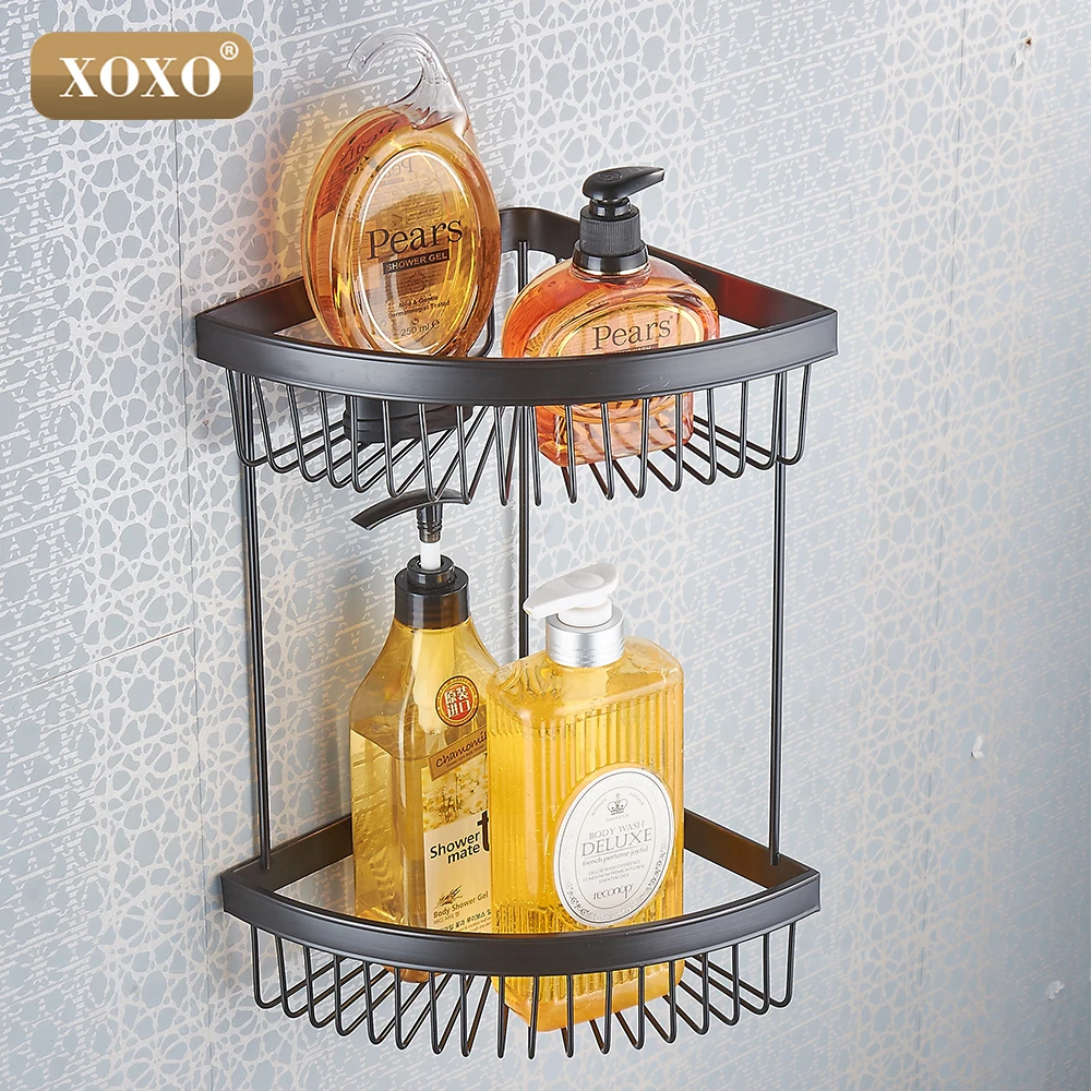 XOXODual purpose Дырокол и паста медная полка корзина для ванной двойные полки 21032|bathroom