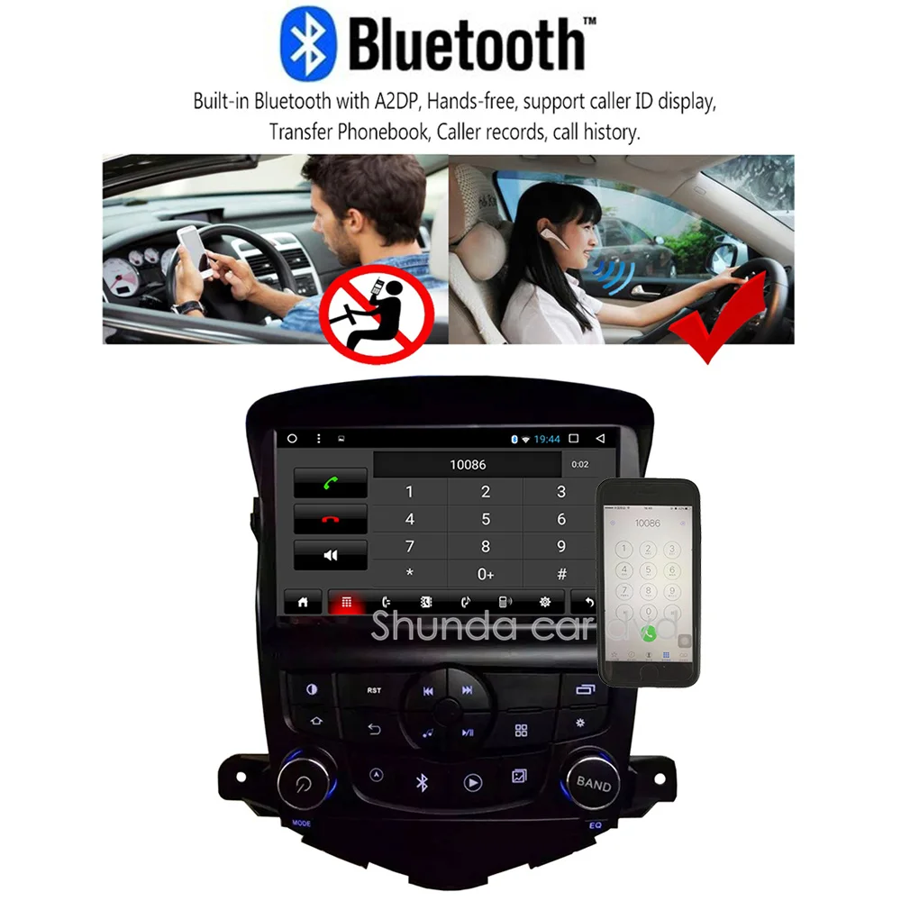 SHUNDA HD Android 7 1 T8 2 г + 32 dvd плеер автомобиля для Chevrolet Cruze с автомобилем Радио стерео BT WI