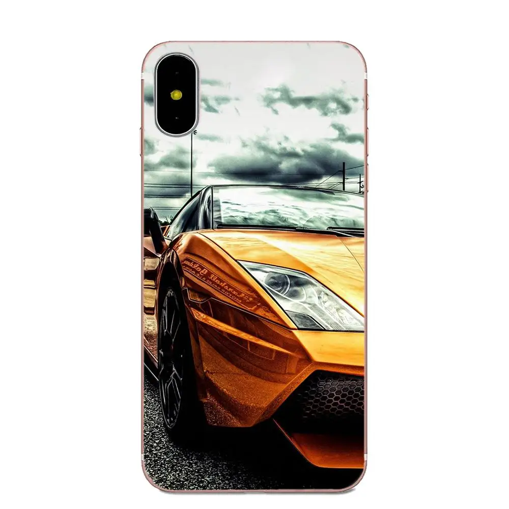 as picture Крутой спортивный автомобиль для samsung Galaxy Note 5, 8, 9, S3 S4 S5 S6 S7 S8 S9 S10 mini Edge рlus Lite мягкая защитная пленка - Цвет: as picture