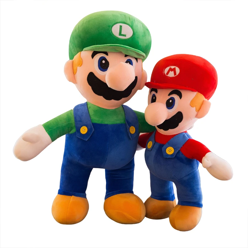 1 шт. 35 см 45 55 мультфильм аниме милые Super Mario Louis плюшевые куклы сладкий держать
