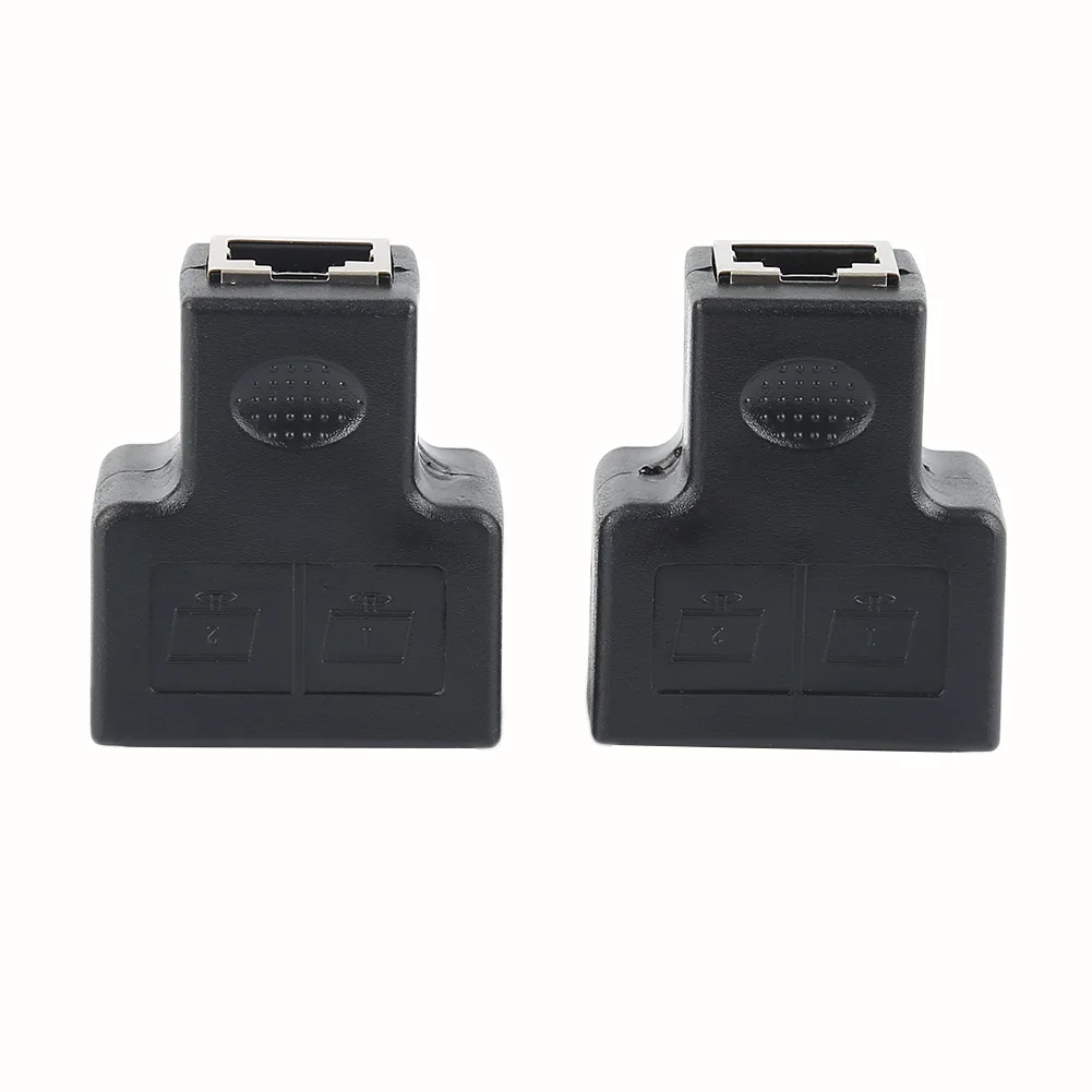Разветвитель RJ45 сетевой адаптер с 1 на 2 портами мама CAT5/CAT6|Компьютерные кабели и