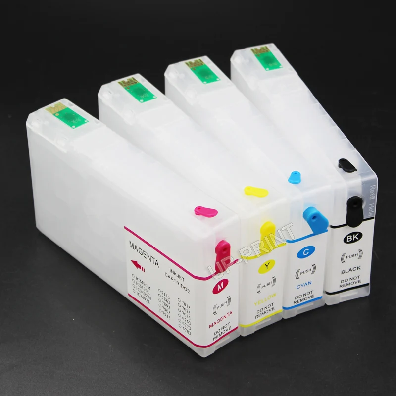 4 шт. картриджи для принтера Epson Pro WF-5510DW 5190DW 5620DWF 5690DWF T7891 - T7894 | Компьютеры и офис