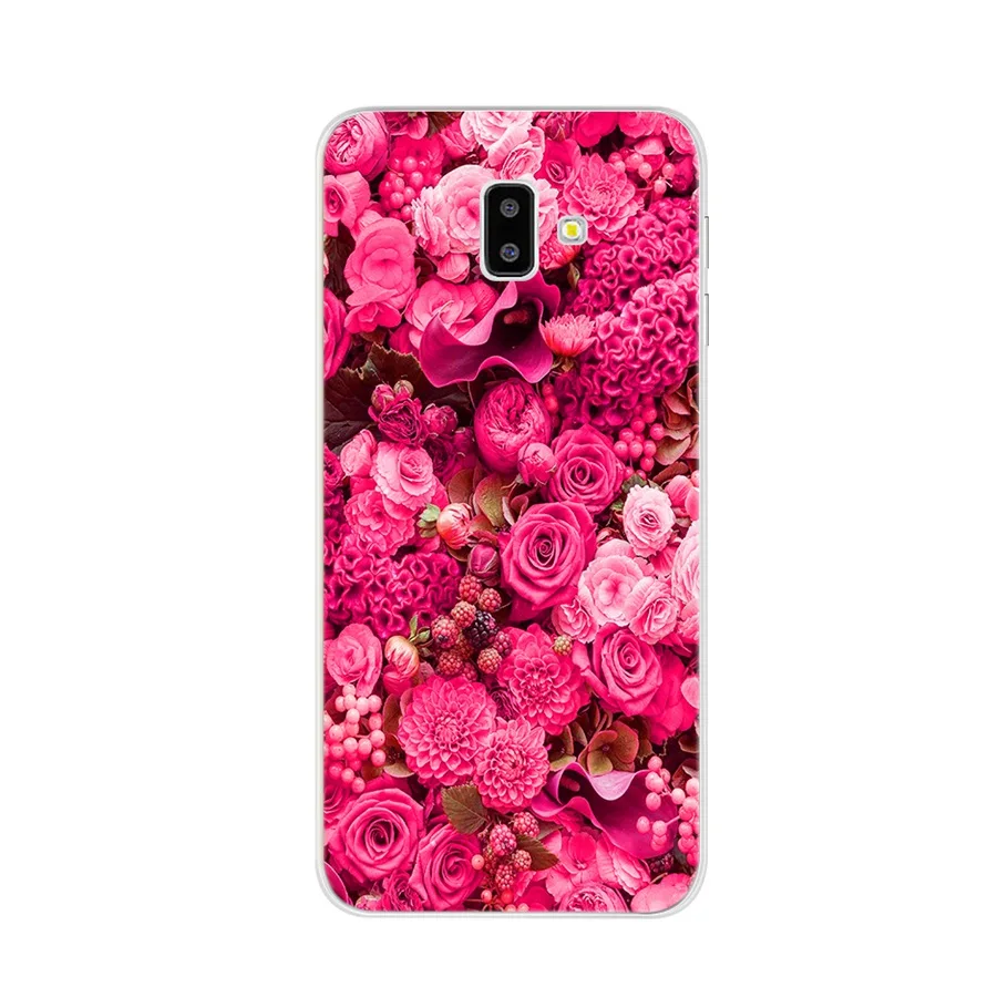 Хаки Чехол для телефона samsung Galaxy j6+ j6 Plus чехол на заднюю панель Мягкий силиконовый чехол для samsung j6 Plus j610 j610f милый чехол - Цвет: Хаки