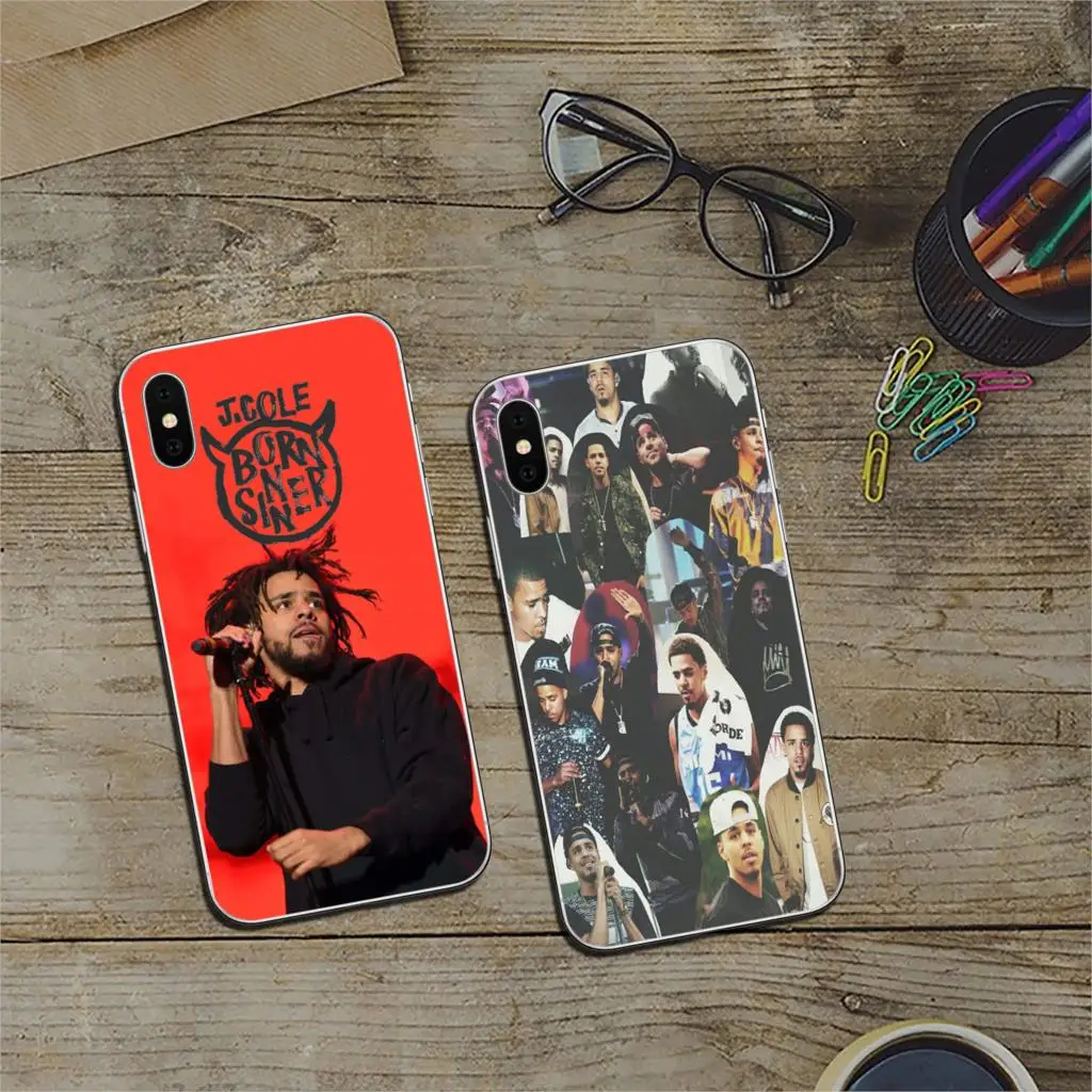 Rap J Cole Born SINNER Мягкий силиконовый чехол для Apple iPhone XS Max XR X 6 6S 7 8 Plus 5 5S SE 10 TPU чехлы