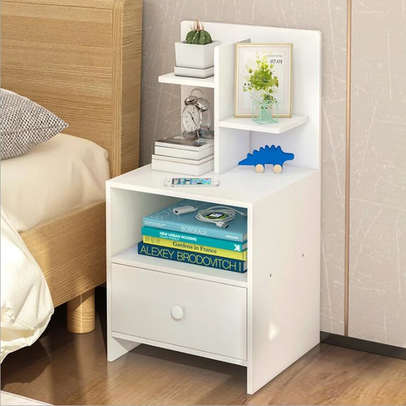 Современная спальня боковой шкаф muebles de dormitorio Nordic Деревянный прикроватный столик