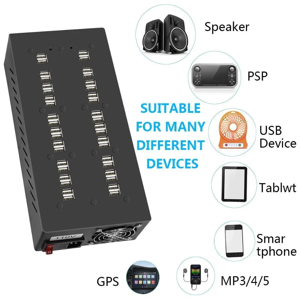 22 порта, 40 портов, 60 портов, 80 портов, 120 портов, 600 Вт, USB зарядное устройство, 5 В, 100А, интеллектуальная зарядная станция для аэропорта, для общественного пользования