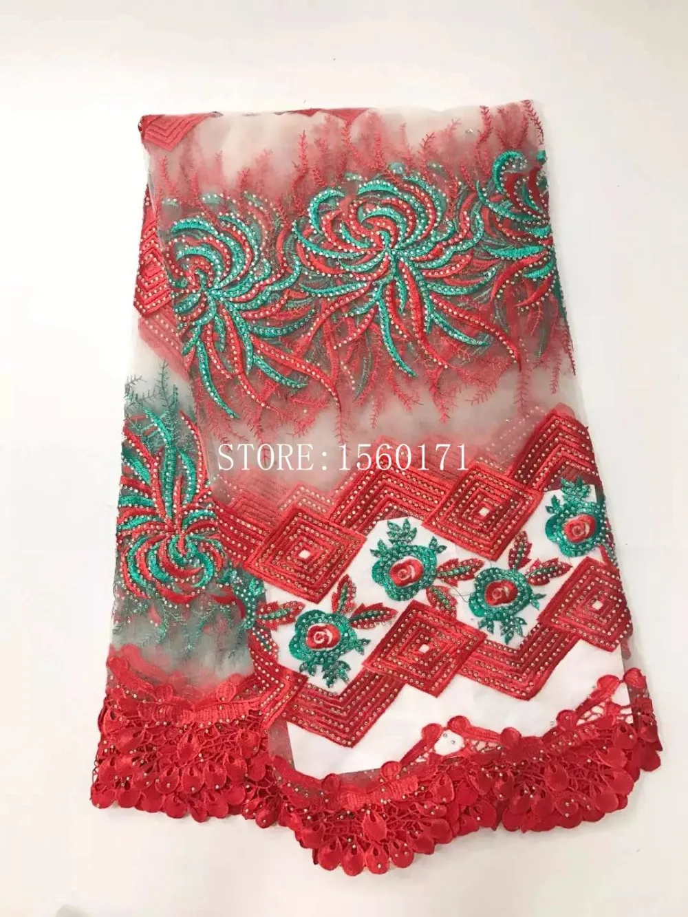 Кружева Горячие Продажа Тюль Кружевной Ткани Высокого Качества Африканская