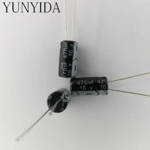 Алюминиевый электролитический конденсатор 16 В 470 мкФ 6*12 мм 20 шт.