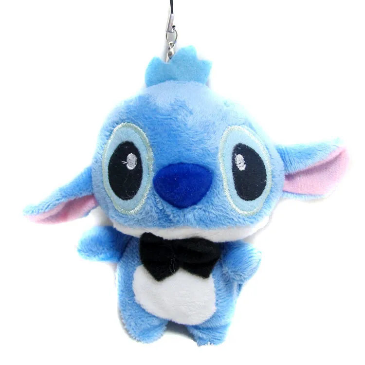 Kawaii Stitch плюшевые игрушки аниме Лило и Стич мягкая кукла милый брелок для детей