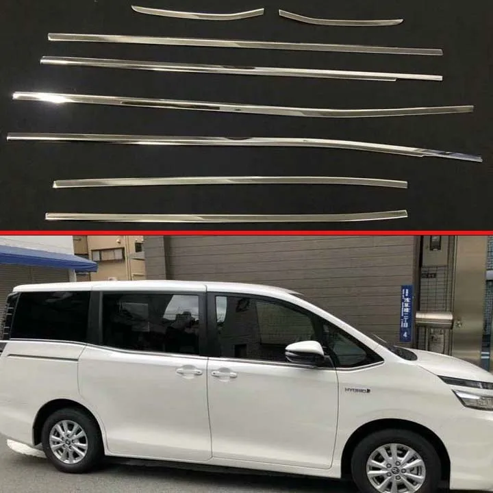 Для TOYOTA VOXY R80 2018 2019 корпус стильная палочка из нержавеющей стали оконная