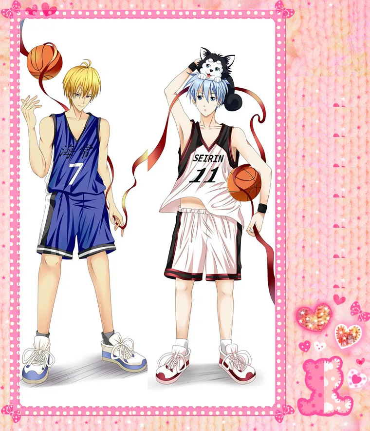 

Аниме мультфильм Kuroko без баскетбола Двойная подушка обнимающая Подушка Чехол наволочка Подушка Чехол персиковая кожа 2 Way No.510083