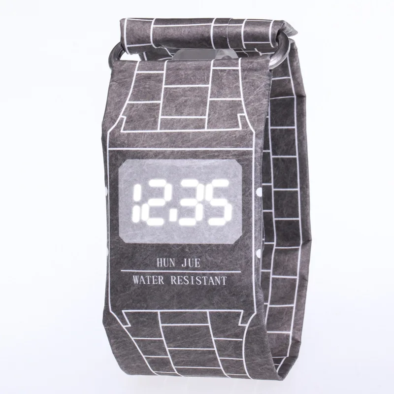 2018 New Creative Women LED Paper Watch Waterproof Boy girl Ladies Strap Digital Watches Relogio Feminino saat | Наручные часы