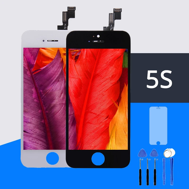 1 шт./лот 100% Топ без битых пикселей для iPhone 5S ЖК-дисплей все протестированы