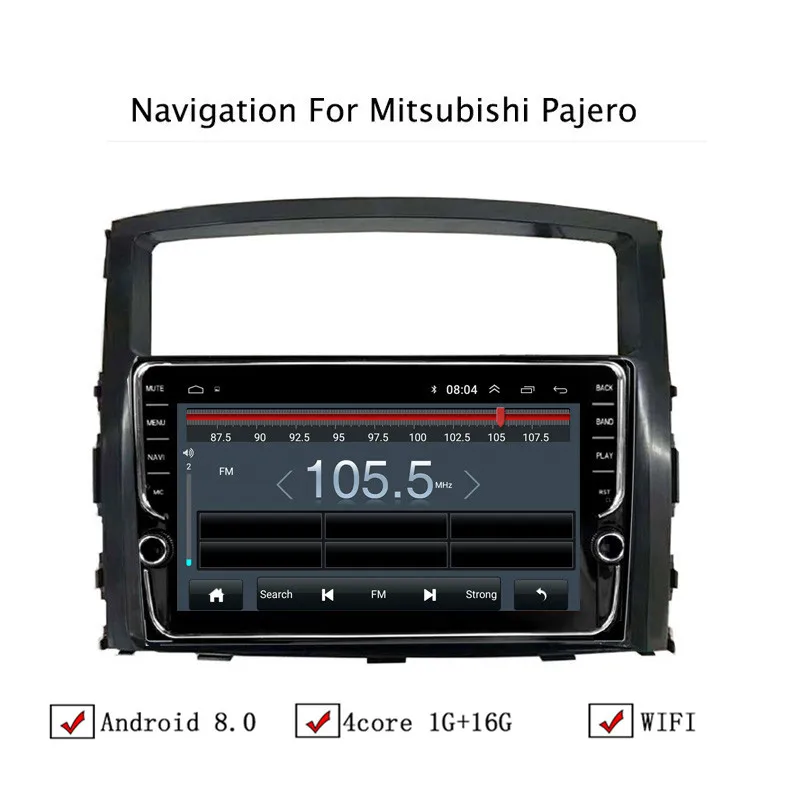 NAVITOPIA 9 дюймов автомобильный мультимедийный плеер Andriod 8 1 gps навигация для Mitsubishi