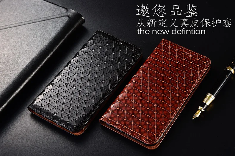 HX15 чехол из натуральной кожи с магнитной подставкой и откидной крышкой для Xiaomi Redmi Note 7(6,3 '), чехол с откидной крышкой для Redmi Note 7, чехол со слотом для карт