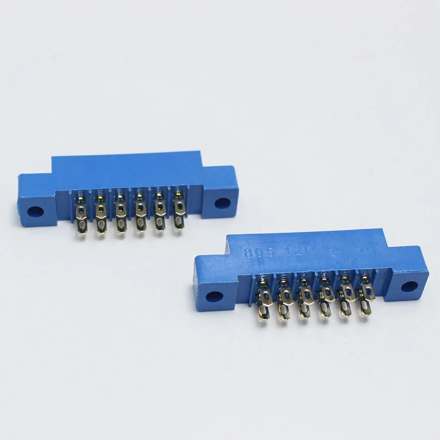 30 шт./лот 805 коннектор для кромки карты 3 96 мм Шаг 2x6 рядов 12-контактный паяльный